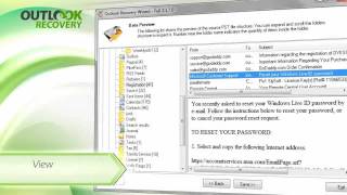Outlook Recovery Wizard: Repair Outlook OST and PST data, Convert OST to PST format.