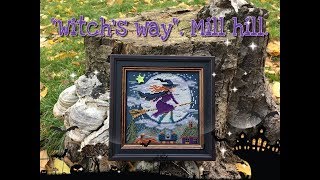 28. Крестики и Halloween??‍♀️?? "Witch way". MILL HILL. Процесс и готовый результат.