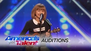 Grace VanderWaal: 12-Year-Old Ukulele Player Gets Golden Buzzer - America's Got Talent 2016
