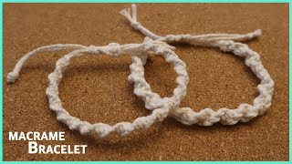 DIY Macrame Bracelet / कंगन  / マクラメ / Макраме / Macramé / Makramee / makrome / ঝালর / म्याक्राम