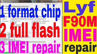 Jio Lyf F90M Imei Repair and flash umt 100/%