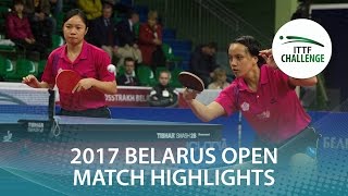 2017 Belarus Open Highlights: Lin Chia-Hsuan/Lin Po-Hsuan vs Kato Miyu/Misaki Morizono (Final)