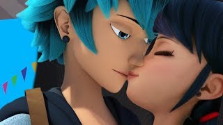 Адриан ревнует Маринетт - Поцелуй с Лукой | Miraculous Ladybug Speededit - season 2