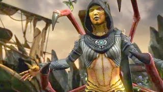 Mortal Kombat XL - D'Vorah (Swarm Queen) Klassic Ladder Walkthrough and Ending