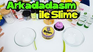 Arkadaşım ile Eğlenceli Oyun ve Slime Challenge - Vak Vak TV