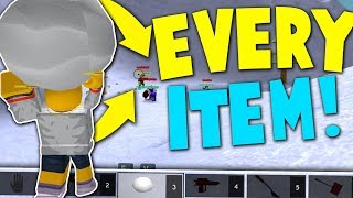 BUYING EVERY ITEM IN THE GAME!! - Snow Ball Fighting Simulator Roblox
