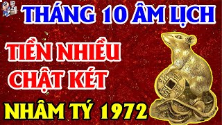 Tu Vi Thang 10 ÂL Tuổi Nhâm Tý 1982 Trúng Đậm Giàu To Tiền Nhiều Chật Két Xoá Sạch Nợ| TỬ VI TÀI LỘC