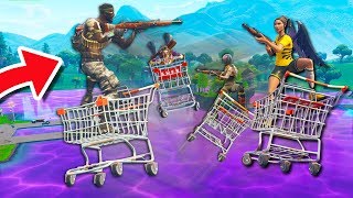 LOOT LAKE + SHOPPING CARTS = THIS! | Fortnite Battle Royale