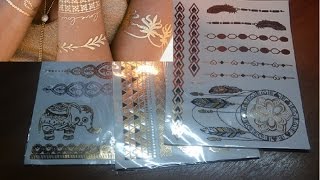 Посылка из Китая (временные татуировки )