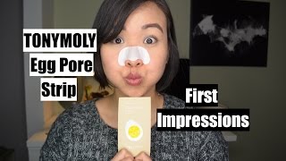 TONYMOLY EGG PORE STRIPS | First Impressions