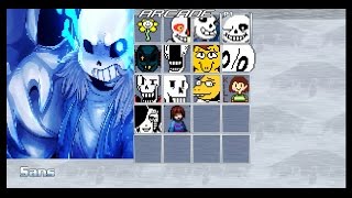 peleando con los personajes de undertale!!-mugen#2 undertale