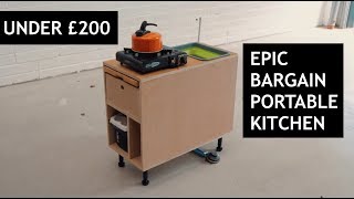 Bargain Portable Camper Kitchen For Camping Or Vanlife