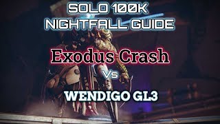 Destiny 2 Solo 100K Nightfall Guide: Exodus Crash