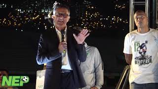 Las palabras del profe Osorio al Capitán Libertador...