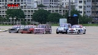 Tamiya M03 vs M05 vs M06 Alfa Romeo Giulia Mini Cooper Datsun 510 Nissan Cube M-chassis shoot out