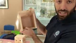 Aprendemos a construir cajas nido para ayudar a las pequeñas aves insectívoras