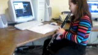 Anna Playing the Clarinet