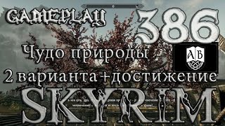 Чудо природы Скайрим 2 варианта +достижение Книгочей