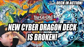 Yu-Gi-Oh! NEW CYBER DRAGON DECK 2018 IN ACTION vs. META! OTK +  3 INTERRUPTIONS! OMG (YGOPRO 2018)