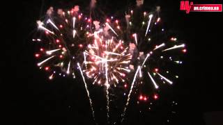 лазерное шоу салют Симферополь день города 1 июня 2013