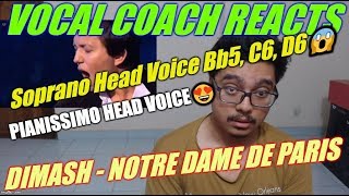 Vocal Coach REACTS to Dimash Kudaibergen - Notre Dame de Paris