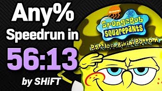 SpongeBob SquarePants: Battle for Bikini Bottom Any% Speedrun in 56:13 (WR on 7/11/2018)