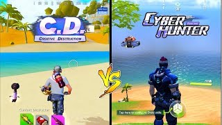 CYBER HUNTER VS CREATIVE DESTRUCTION Comparison - Which is best for mobile?