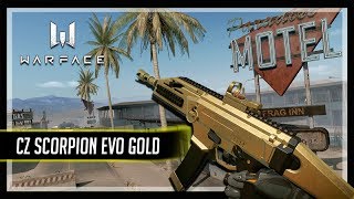 WARFACE CZ SCORPION EVO GOLD Primeiras Impressões