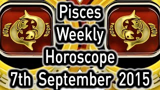Pisces Weekly Horoscope From 7th September 2015 In Hindi