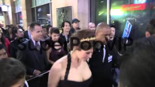 Gemma Arterton arrives at Hansel and Gretel Witch Hunters...