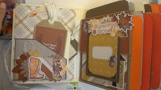 Обзор, осенний альбом, 6 - Скрапбукинг мастер-класс / Aida Handmade