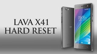 LAVA X41 Hard Reset | Unlock Pattern | No Google Bypass included