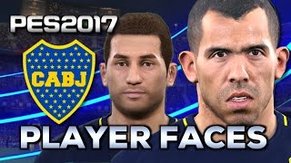 PES 2017 Player Faces | Boca Juniors Squad