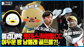 ?엘터뷰 5화ㅣ롯데스카이힐CC 본사 직원 직무들(프론트,프로샵,마샬,캐디,판촉) 소개! Feat.펭수랑 부킹!