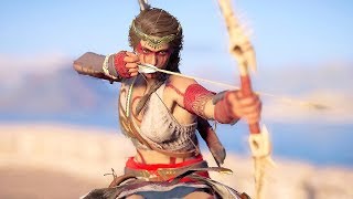 Assassin's Creed Odyssey: Stealth Kills - Hideout & Base Clearing Gameplay with pilgrim outfit