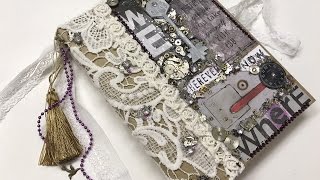 Блокнот в стиле гранж. Скрапбукинг мастер-класс.