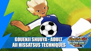 Gouenji Shuuya (Adult Version) - All Hissatsus Techniques | Inazuma Eleven GO Strikers 2013