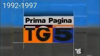 Raccolta sigle TG5 Prima pagina dal 1992 al 2019