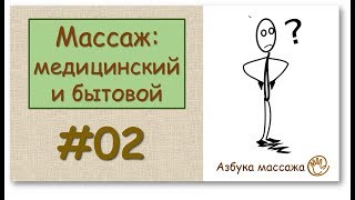Медицинский и немедицинский массаж | Азбука массажа
