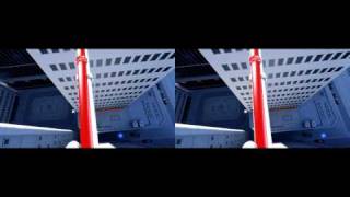 Mirror's Edge в 3D без очков (Стереопара / side by side) [HD 720p]