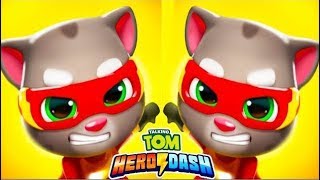 Fight the Raccoons!  Talking Tom Hero Dash NEW GAME  - Говорящий Том Сражается с Енотами! #5