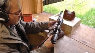 Shooting a Merkel Bergstutzen B4 cal.9,3x74R/ГОРНЫЙ ШТУЦЕР, МОДЕЛЬ B4