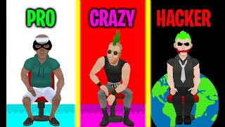 CRAZY vs PRO vs HACKER In Ink Inc All Levels Unlocked Unlimited Diamond Hack In Ink Inc!