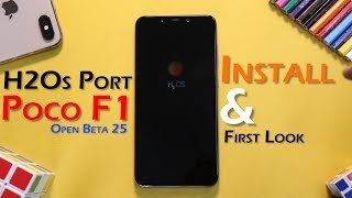 H2OS Beta For Poco F1 | How To Install | First Impressions | Open Beta 25 | Gaming Mode | Dark Theme