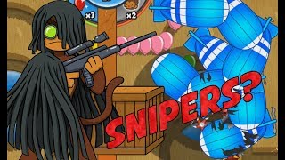 SNIPERS Are Good Now?? - Bloons TD Battles