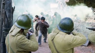 殘忍的日軍向村子發射毒氣彈！八路軍立刻展開反，打的日軍幾乎全軍覆沒