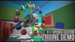 Custom C++ OpenGL Engine Demo (PBR, GLTF, Atmospheric Scattering, SSAO, Bloom...)