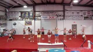 Funtastics Flyers All Star Cheerleading and Dance 2009-2010 Team Placement Video