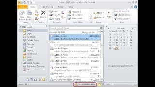 how to fix outlook send and receive error
