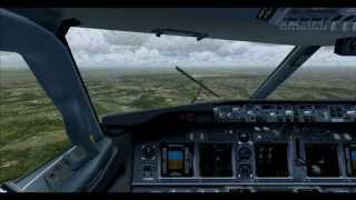 [FS2004] Air Berlin Boeing 737-800 - Landing in rainy weather at Köln Bonn Airport (EDDK/CGN)